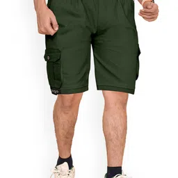 WINSUNITY Men Regular Fit Mid-Rise Cargo Shorts-picture-17