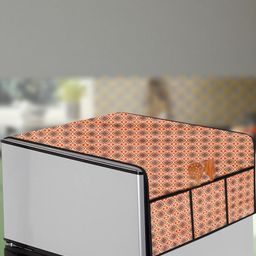 The Furnishing Tree Brown Printed Refrigerator Cover-picture-46