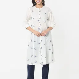 R&B Women Floral Printed Sequinned Kurta-picture-26
