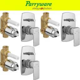 parryware Euclid concealed Diverter Body with Concealed Upper Part set of 3 pic 091 Faucet Set-picture-26