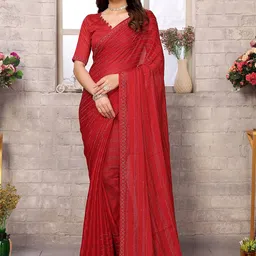 KALINI Striped Printed Saree-picture-33