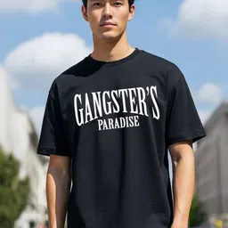 MaverIQ Men Printed Oversized Cotton T-shirt-picture-24