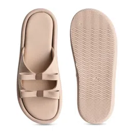 TRYME Women Open Toe Flats with Bows image 3