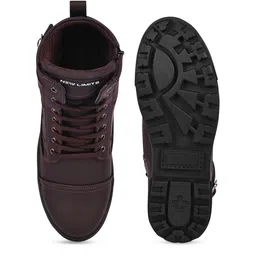 NEW LIMITS Men Textured PU Driving Shoes image 2