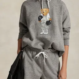Polo Ralph Lauren Women Polo Bear Printed Hooded Sweatshirt-picture-35