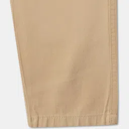 R&B Boys Solid Mid-Rise Cotton Regular Trousers image 3