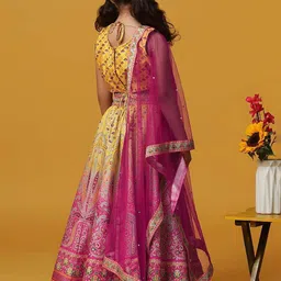 BAESD Girls Printed Ready to Wear Lehenga & Blouse With Dupatta image 5