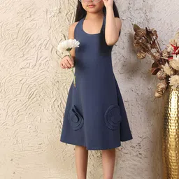 NEUDIS Halter Neck A-Line Dress image 4