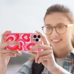 CASE CREATION iPhone 11 Heart Pink Love Impact Design Bumper Case Mobile Accessories image 3