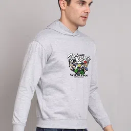 SZN Men Printed Hooded Sweatshirt image 5