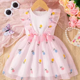 YK Floral Print Fit & Flare Dress-picture-34