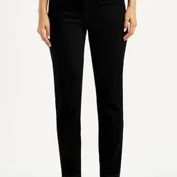 Levis Women Classic Straight Fit Mid-Rise Stretchable Jeans-image-88