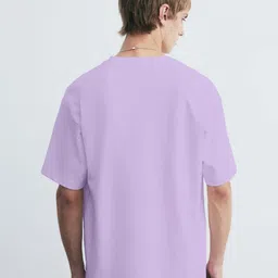 MaverIQ Graphic Printed Drop-Shoulder Sleeves Oversized Organic Cotton T-shirt image 2