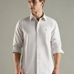Tommy Hilfiger Striped Button-Down Collar Cotton Shirt image 3