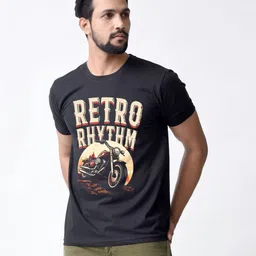 Bloopers Store Typography Printed Round Neck Cotton T-shirts image 3