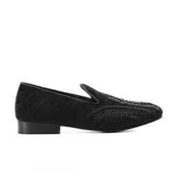 MONKSTORY Men  Embroidered Formal Slip-Ons Shoes image 4