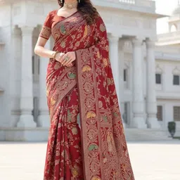 Moda Rapido Ethnic Motifs Woven Design Zari Kanjeevaram Saree-picture-33