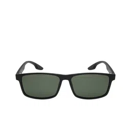 Ted Smith Unisex Green Rectangular Sunglasses With Polarised Lens image 5
