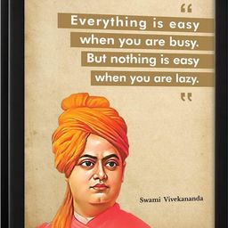 Chaka Chaundh Swami Vivekananda Quotes Wall Art-picture-9