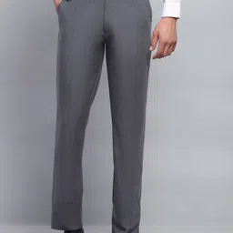 Monte Carlo Men Regular Fit Mid-Rise Formal Trousers image 1