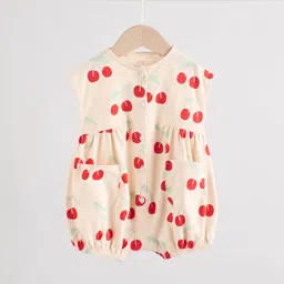 NEXT Infant Kids Set Of 3 Printed Pure Cotton Rompers image 5