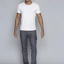 WAIMEA Men Hollywood Bootcut Clean Look Stretchable Jeans image 2