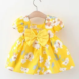 StyleCast x Revolte Girls Floral Printed Gathered or Pleated Cotton A-Line Dress-picture-15
