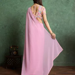 TASRIKA Sequinned Pure Georgette Saree image 4