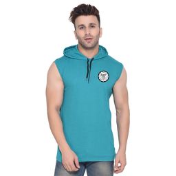 BEYOU FASHION Men Hooded Solid Slim Fit T-shirt-picture-49