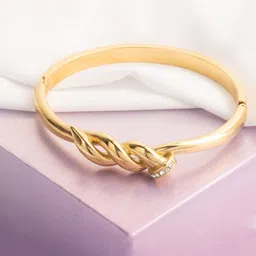 VOGUE PANASH Women Brass Gold-Plated Bangle-Style Bracelet-image-51