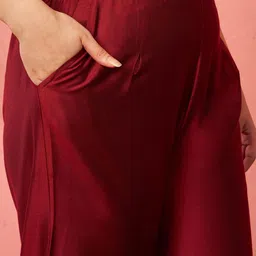 VASTRAMAY Women Wide Leg High-Rise Palazzo image 4