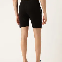 Okane Men Typography Side-Stripe Shorts image 2
