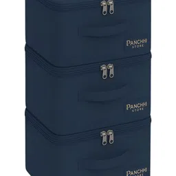 Panchhi Store Blue Set of 3 Regular Drawer Organisers-image-17