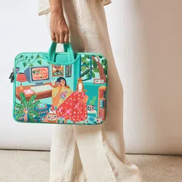 Chumbak Slow Living Unisex Printed Laptop Sleeve image 4