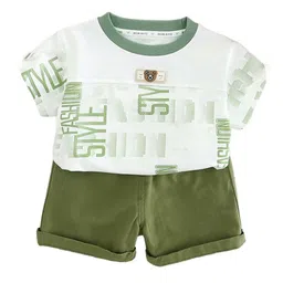 StyleCast x Revolte Boys Typography Printed Pure Cotton T-shirt & Shorts-picture-37