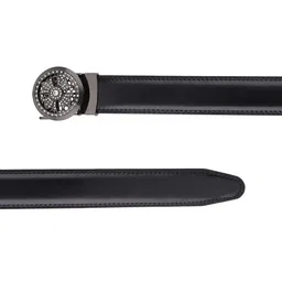 Kastner Men Black Artificial Leather Formal Belt image 5