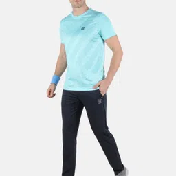 rock.it Men Navy Blue Solid Track Pants image 5