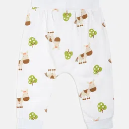 MINI KLUB Boys Pack of 3 Green & White Printed Knitted Pyjamas image 5