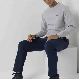 Wildcraft Men Typography Printed Cotton Track Pants image 2