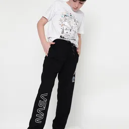 Octave Boys Printed Cotton Track Pants image 5