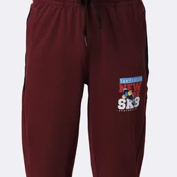 Van Heusen Boys Printed Cotton Smart Tech Easy Stain Release Track Pants image 3