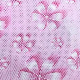 Kuber Industries Pack of 18 Pink Floral Printed Reusable Handheld Bag image 5