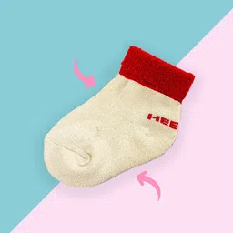 Heelium Infant Kids Pack Of 3 Patterned Anti Bacterial Ankle-Length Socks image 2