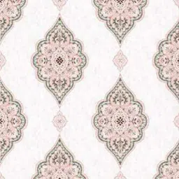 BOMBAY DYEING Peach-Coloured Printed 144 TC Cotton King Bedsheet Set 2.74 m x 2.74 m image 2