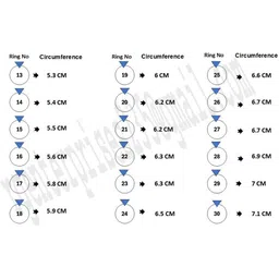 R G MART Unisex Gold-Plated Brass Finger Ring image 4