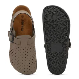 SERVER Men Slip-On Suede Comfort Sandals image 2