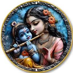 SAF Multicoloured MDF Wall Fashion image 4