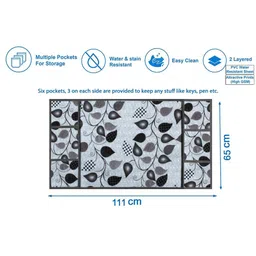 The Furnishing Tree Grey Printed Refrigerator Cover image 4