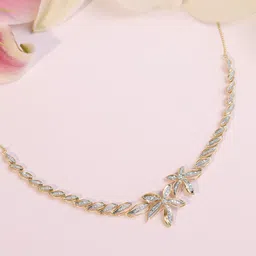 Mia by Tanishq 14 KT Necklace Diamond - 0.67 Ct-picture-17