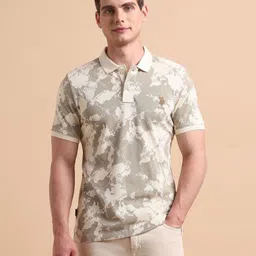 U.S. Polo Assn. Denim Co. Men Printed Polo Collar Pockets T-shirt-picture-51